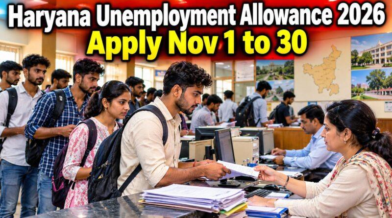 Haryana Unemployment Allowance 2026