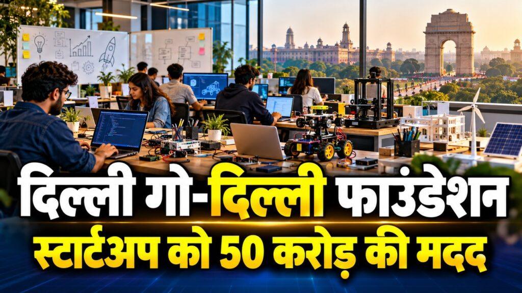 दिल्ली गो-दिल्ली फाउंडेशन स्टार्टअप योजना