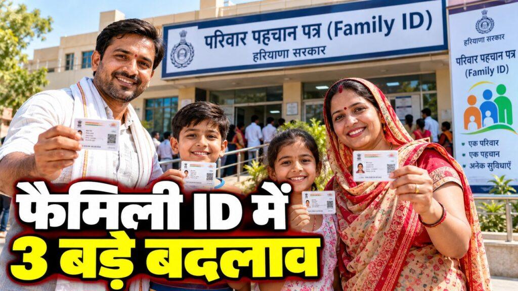 फैमिली ID में 3 बड़े बदलाव