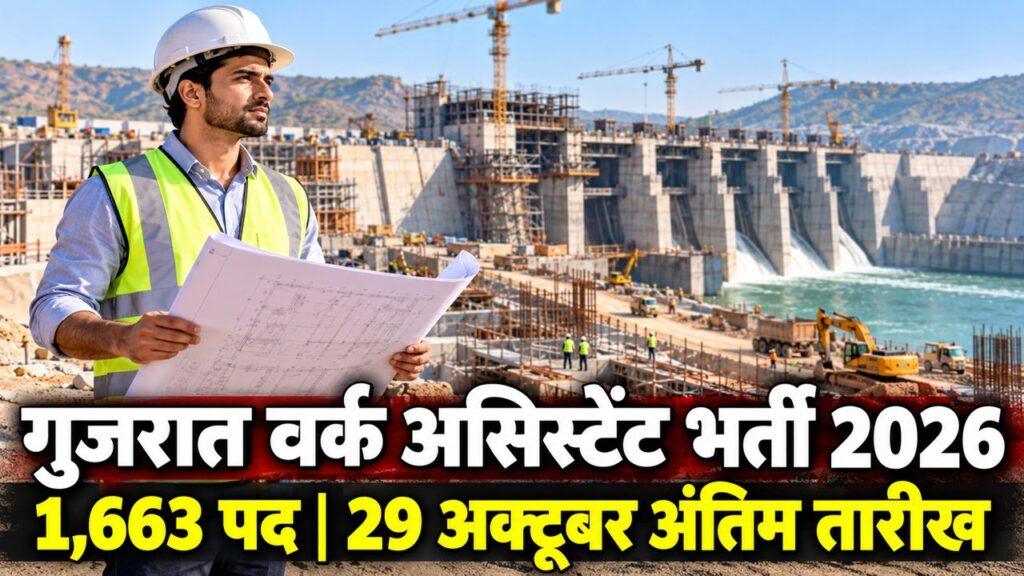 गुजरात वर्क असिस्टेंट भर्ती 2026