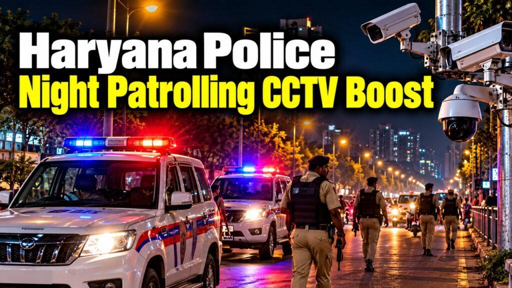 Haryana Police Night Patrolling CCTV Boost