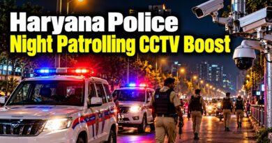Haryana Police Night Patrolling CCTV Boost