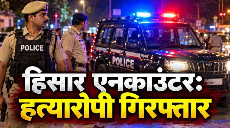 हिसार एनकाउंटर: हत्यारोपी गिरफ्तार