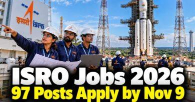 ISRO Jobs 2026 97 Posts