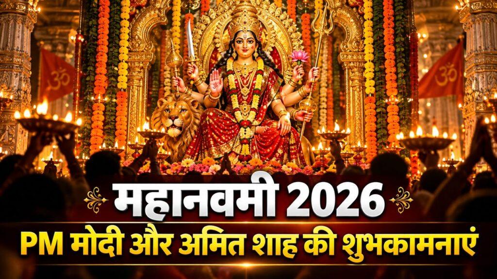 महानवमी पर मां सिद्धिदात्री की पूजा-अर्चना