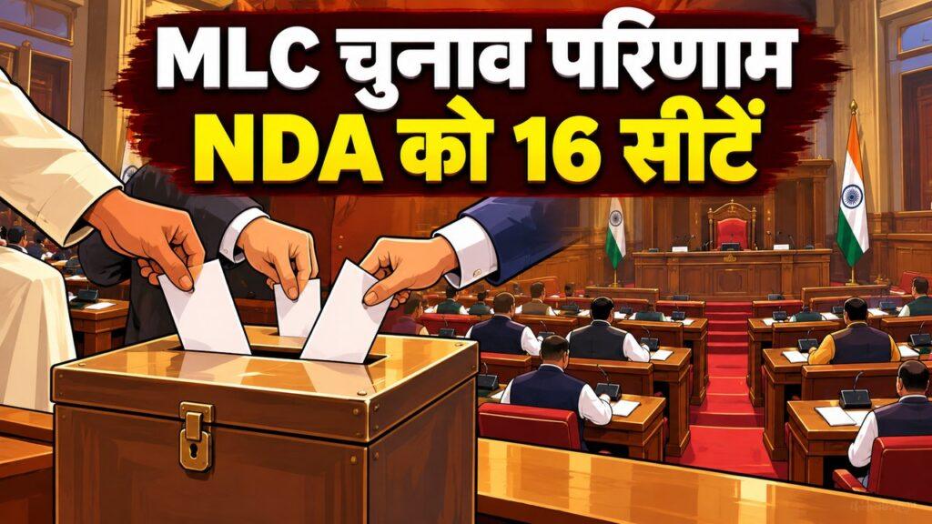 MLC चुनाव परिणाम NDA 16 सीटें
