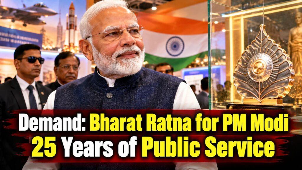 Demand: Bharat Ratna for PM Modi