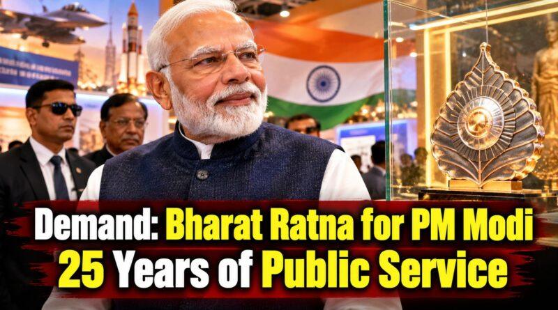 Demand: Bharat Ratna for PM Modi