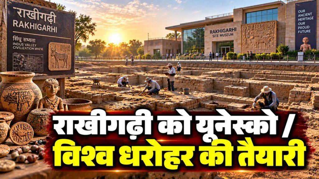 राखीगढ़ी यूनेस्को विश्व धरोहर तैयारी