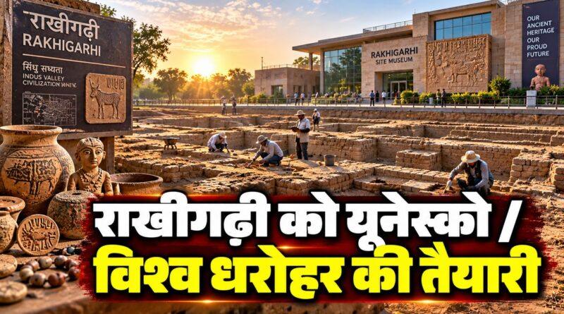 राखीगढ़ी यूनेस्को विश्व धरोहर तैयारी