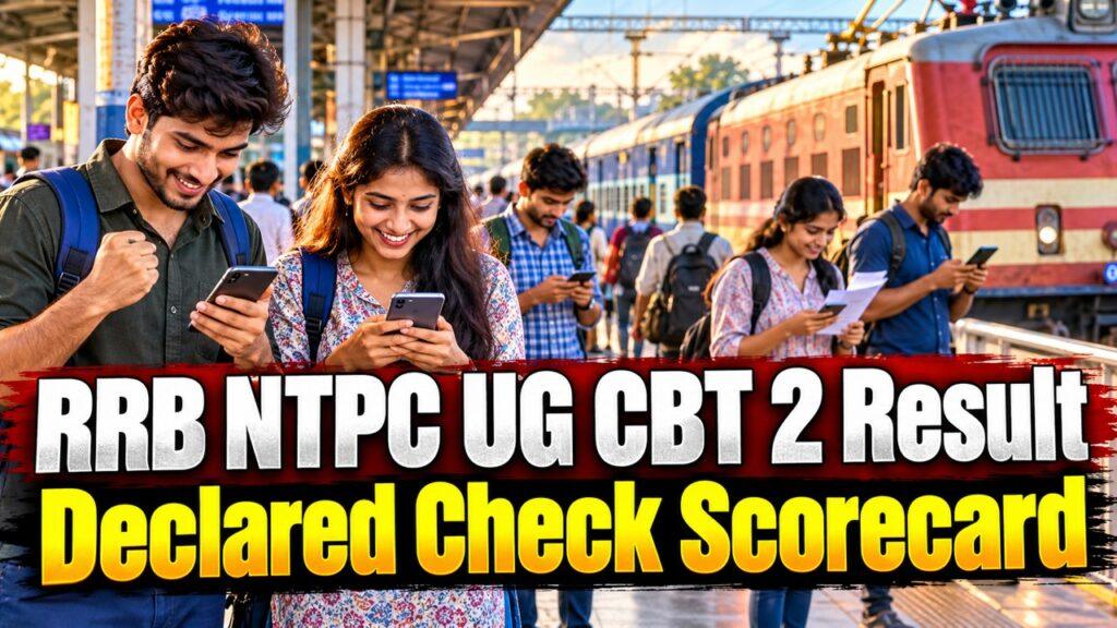 RRB NTPC UG CBT 2 Result Declared Check Scorecard