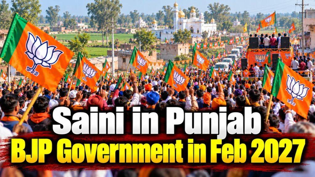 Saini Balachaur Youth Rally Punjab BJP 2027