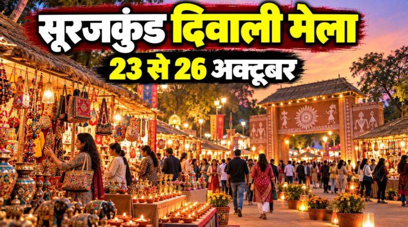 सूरजकुंड दिवाली मेला — 23 से 26 अक्टूबर