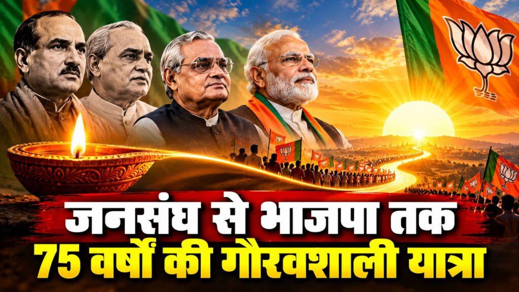 जनसंघ से भाजपा तक 75 वर्ष