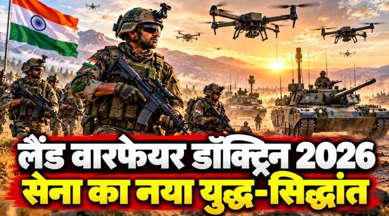 लैंड वारफेयर डॉक्ट्रिन 2026 — राजनाथ सिंह ने सेना को दिया नया सिद्धांत