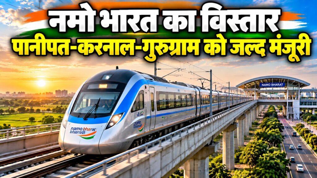 नमो भारत रैपिड रेल विस्तार हरियाणा