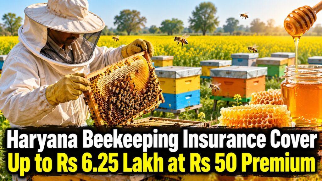 Haryana Beekeeping Insurance Cover / Up to Rs 6.25 Lakh at Rs 50 Premium