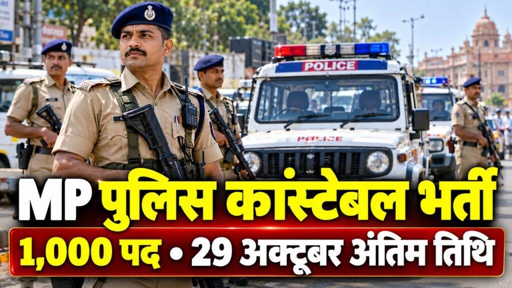 MP पुलिस कांस्टेबल ड्राइवर भर्ती