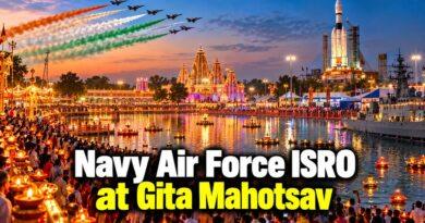 Navy Air Force ISRO at Gita Mahotsav
