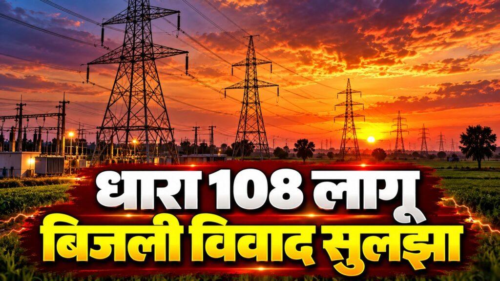 धारा 108 बिजली विवाद