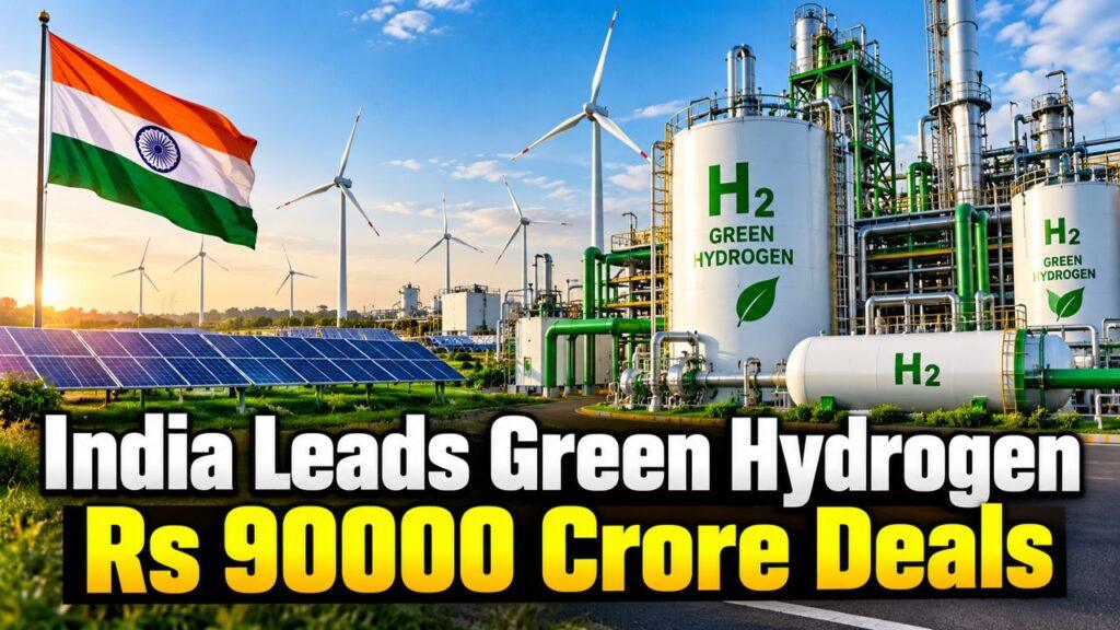 India Leads Green Hydrogen Rs 90000 Crore Deals