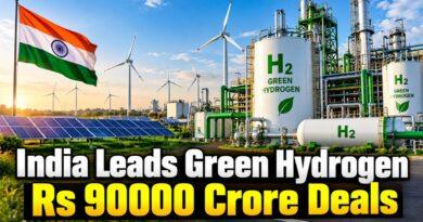 India Leads Green Hydrogen Rs 90000 Crore Deals