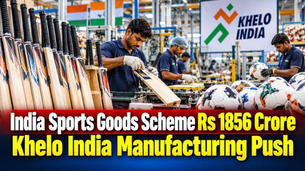 India Sports Goods Scheme Rs 1856 Crore Khelo India Manufacturing Push