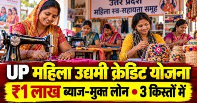 UP महिला उद्यमी क्रेडिट योजना