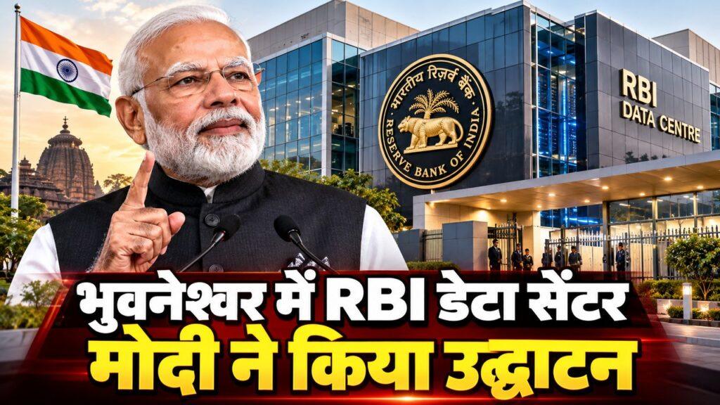 भुवनेश्वर में RBI डेटा सेंटर मोदी ने किया उद्घाटन