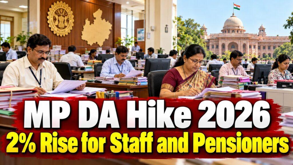 MP DA Hike 2026 2% Rise for Staff and Pensioners