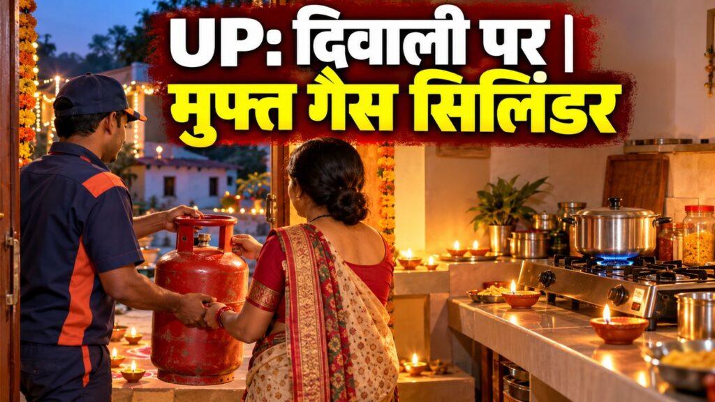 UP: दिवाली पर मुफ्त गैस सिलिंडर