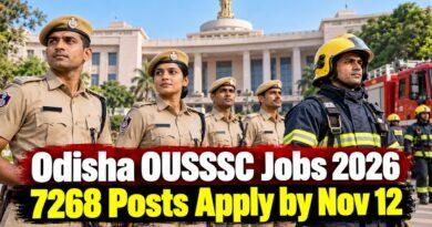 Odisha OUSSSC Recruitment 2026 7268 Posts