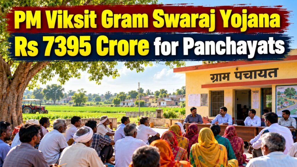 PM Viksit Gram Swaraj Yojana Rs 7395 Crore for Panchayats