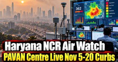 Haryana NCR Air Watch PAVAN Centre Live Nov 5-20 Curbs