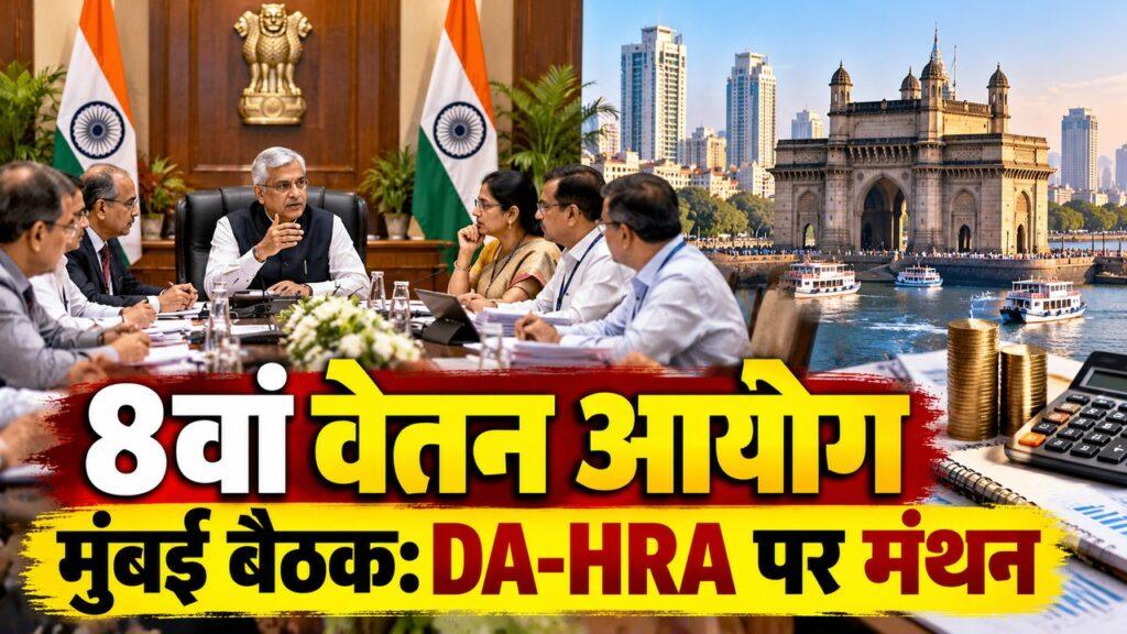 8वां वेतन आयोग मुंबई बैठक