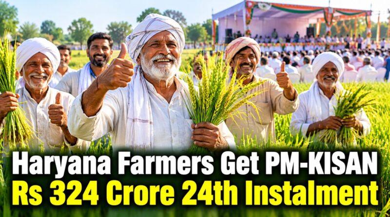 Haryana Farmers Get PM-KISAN Rs 324 Crore 24th Instalment