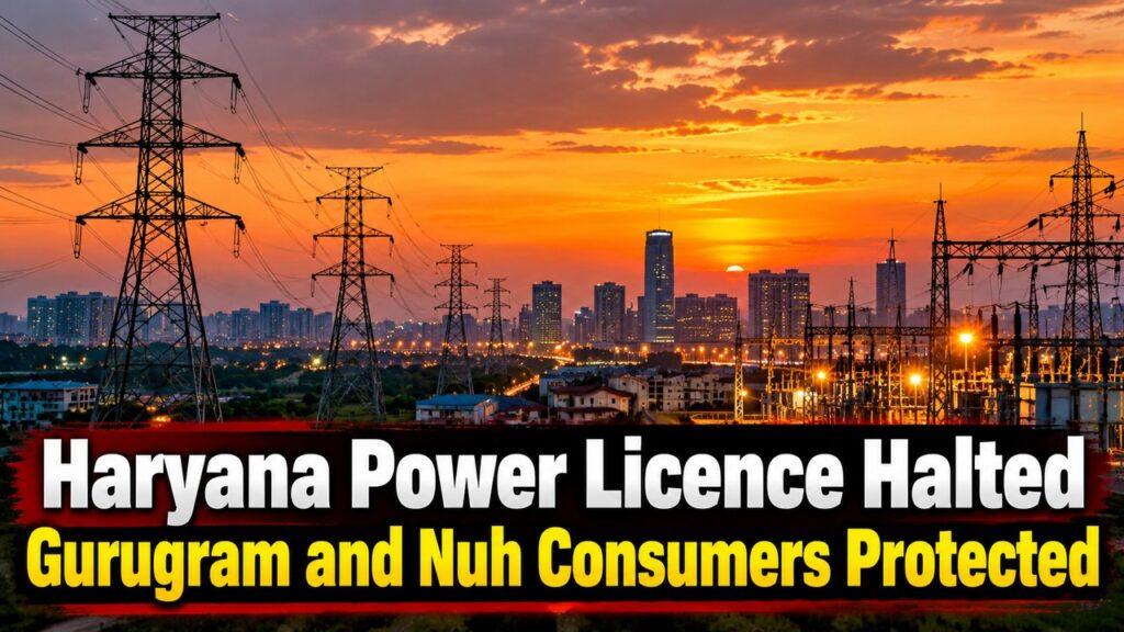 Haryana Power Licence Halted Gurugram and Nuh Consumers Protected