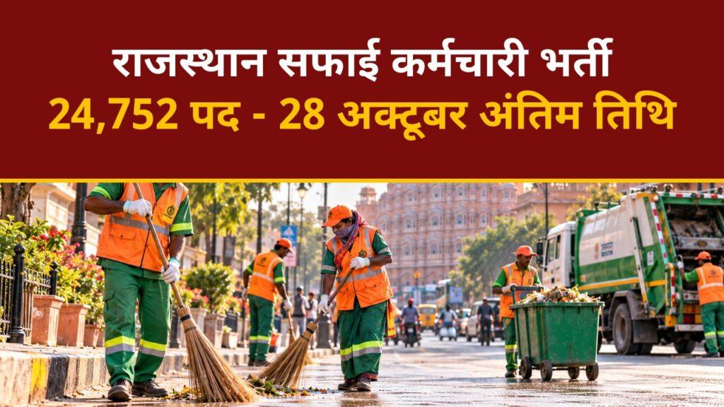 राजस्थान सफाई कर्मचारी भर्ती 2026