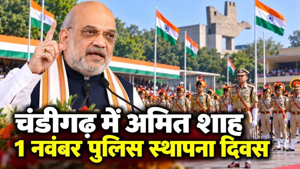 चंडीगढ़ में अमित शाह