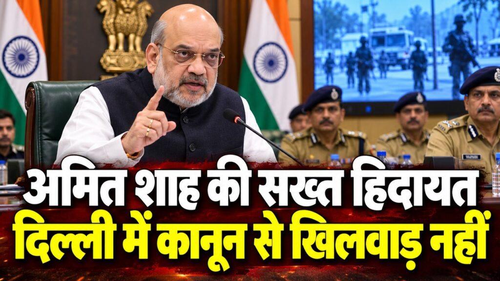 अमित शाह की सख्त हिदायत