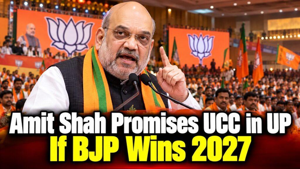 Amit Shah Promises UCC in UP If BJP Wins 2027