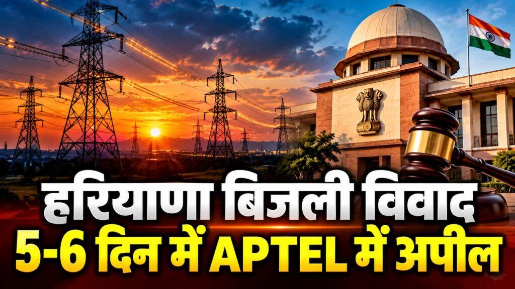हरियाणा बिजली विवाद: 5-6 दिन में APTEL में अपील