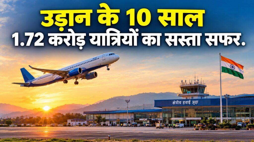 उड़ान के 10 साल 1.72 करोड़ यात्रियों का सस्ता सफर