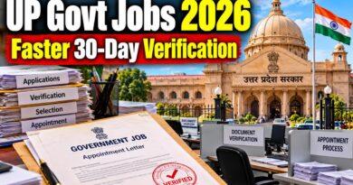 UP Govt Jobs 2026 Faster 30-Day Verification