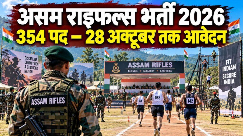 असम राइफल्स भर्ती 2026