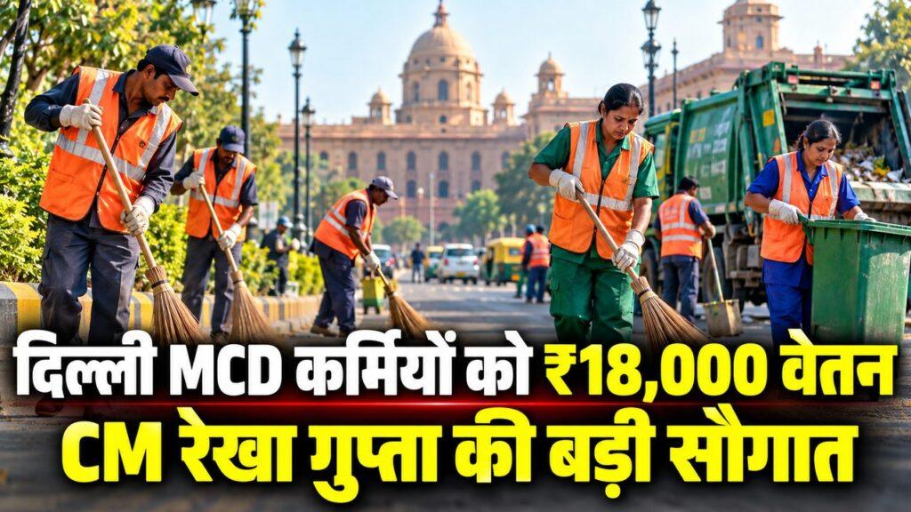दिल्ली MCD कर्मी वेतन वृद्धि