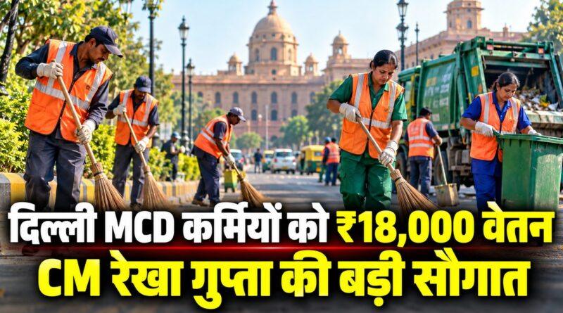 दिल्ली MCD कर्मी वेतन वृद्धि