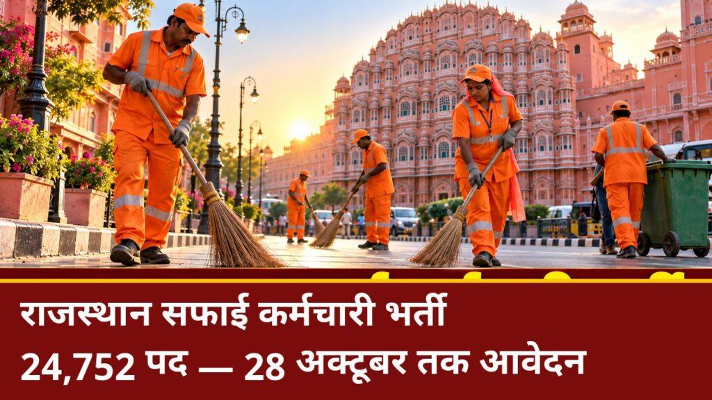 राजस्थान सफाई कर्मचारी भर्ती 2026