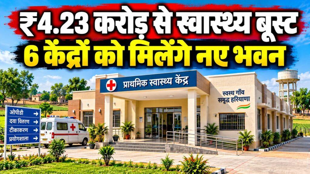 हरियाणा स्वास्थ्य ढांचा ₹4.23 करोड़