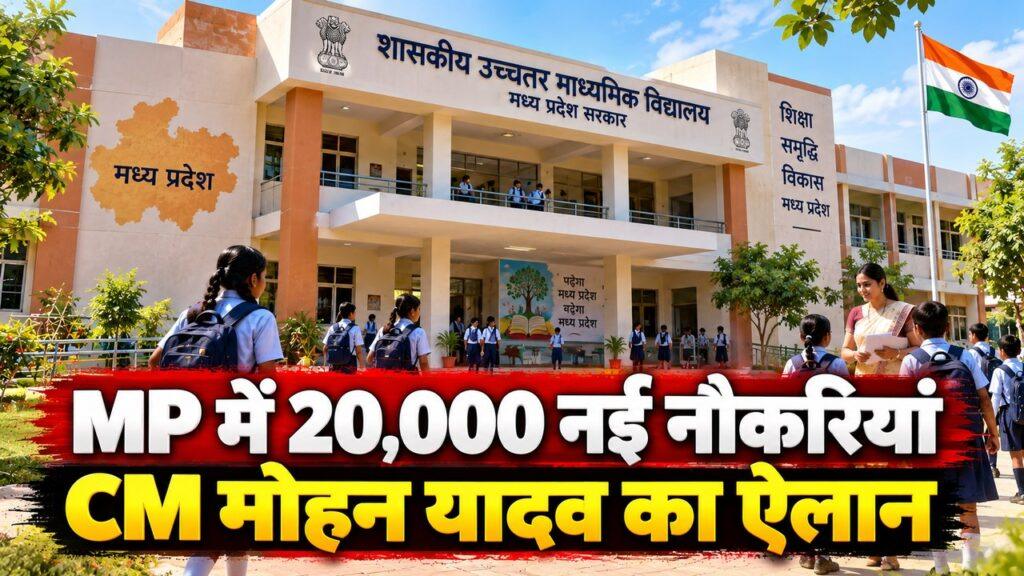 MP में 20,000 नई नौकरियां